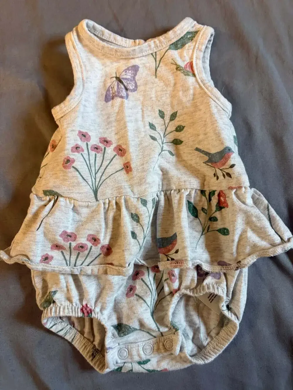Little Planet Organic by Carter's Baby Romper Newborn Organic Cotton